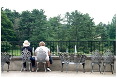 women in longwood gardens